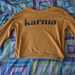 Karma Tank Top Long Sleeve